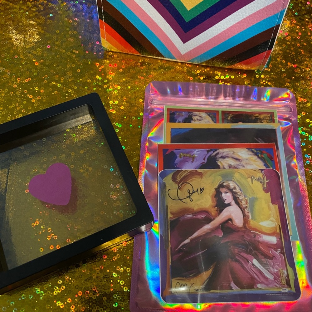 TAYLOR SWIFT PETER MAX ZED PROMOTIONAL SELLING PHOTO SET MINT + REPUTATI… - Picture 5 of 9